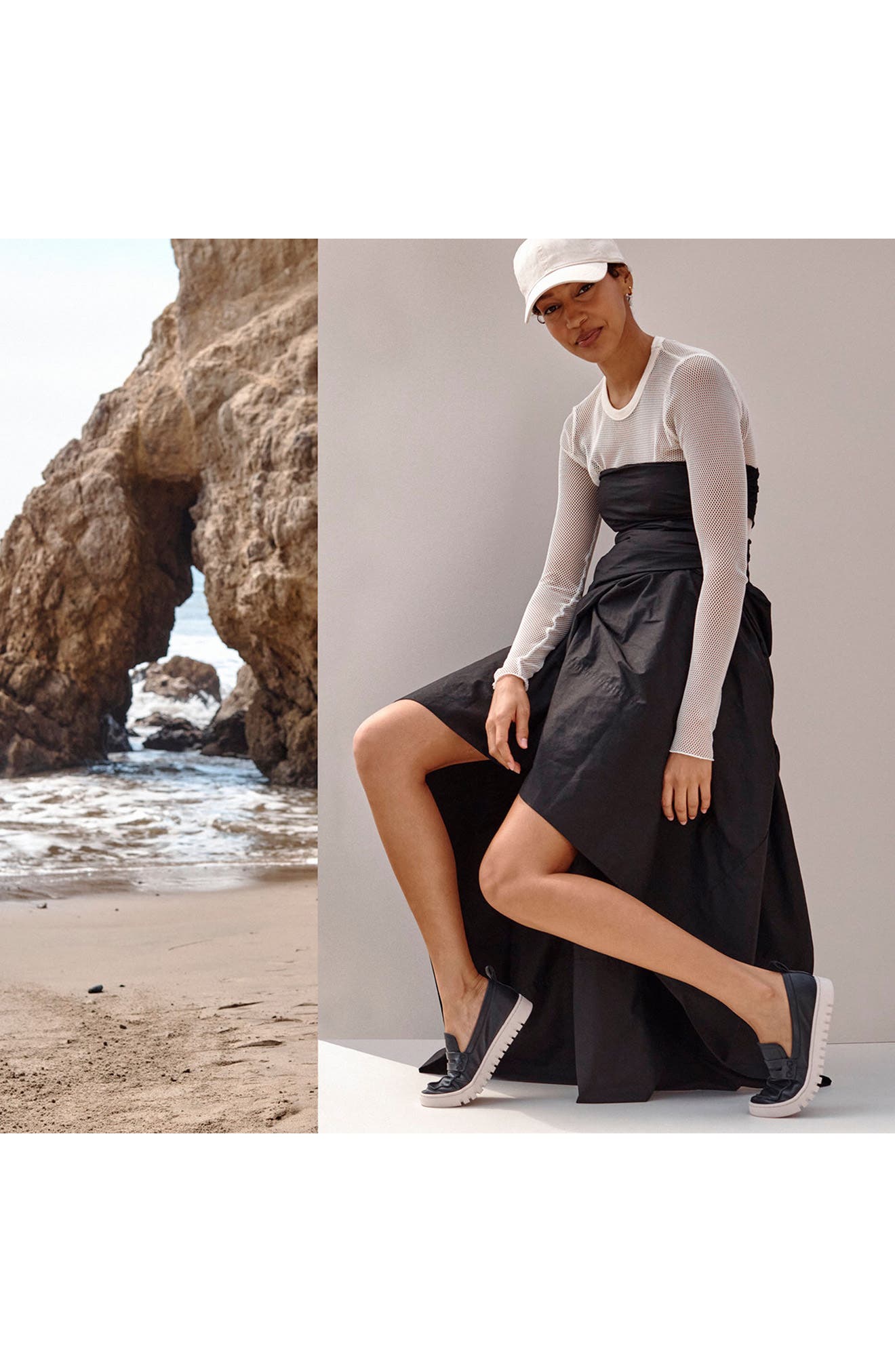 Vionic Uptown Hybrid Penny Loafer, Alternate, color, Black Leather