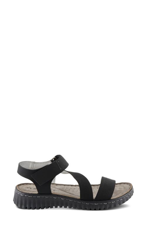 Flexus By Spring Step Pathfav Sandal In Black