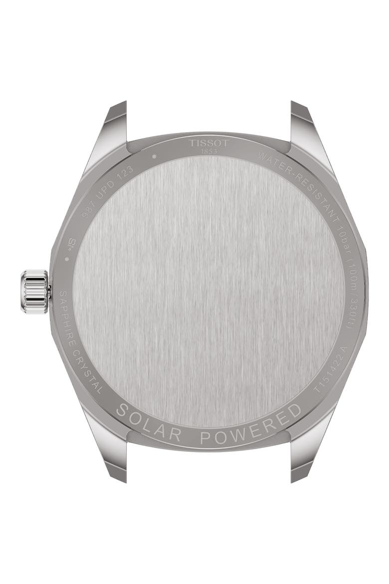 PRC 100 Solar Two-Tone Bracelet Watch, 39mm, Alternate, color, SILVER