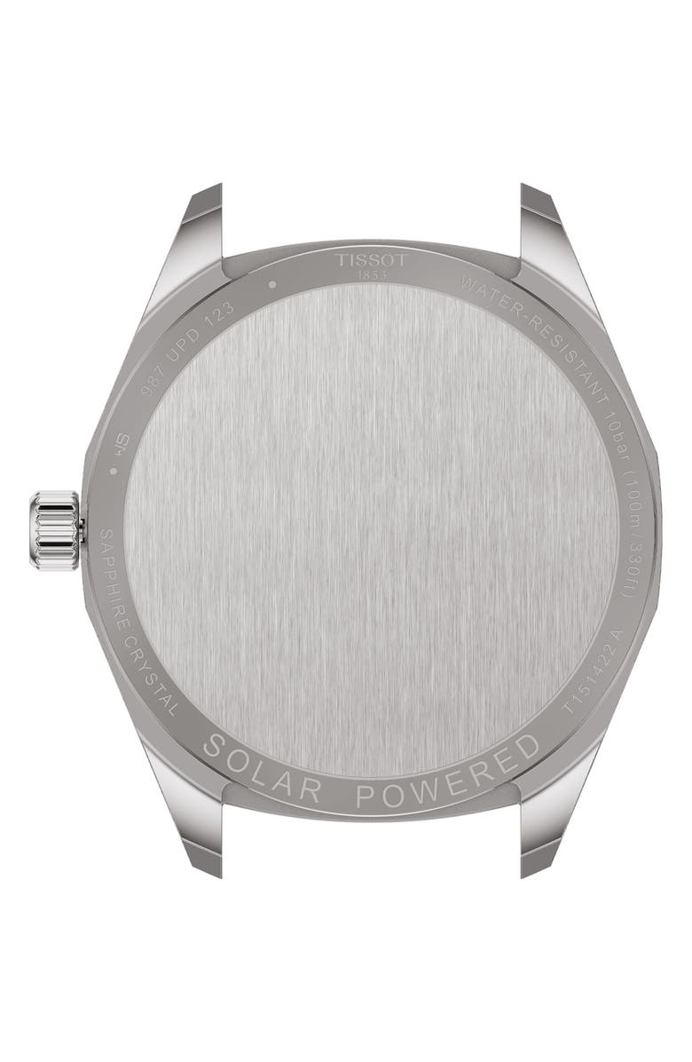 Tissot PRC 100 Solar Two-Tone Bracelet Watch, 39mm, Alternate, color, Silver