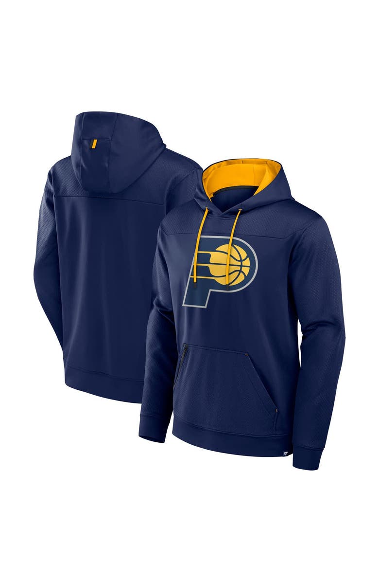 FANATICS Men's Fanatics  Navy Indiana Pacers Reserve Defender Pullover Hoodie, Main, color, 