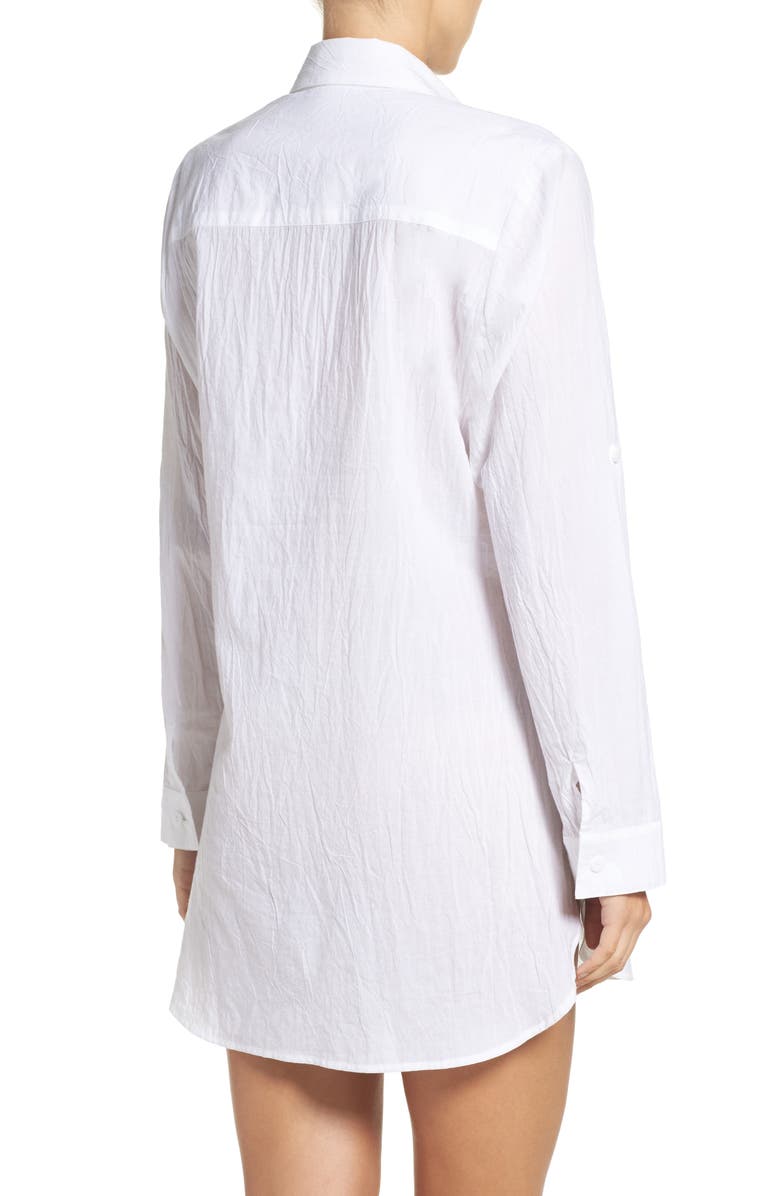 Tommy Bahama Boyfriend Shirt Cover-Up, Alternate, color, 