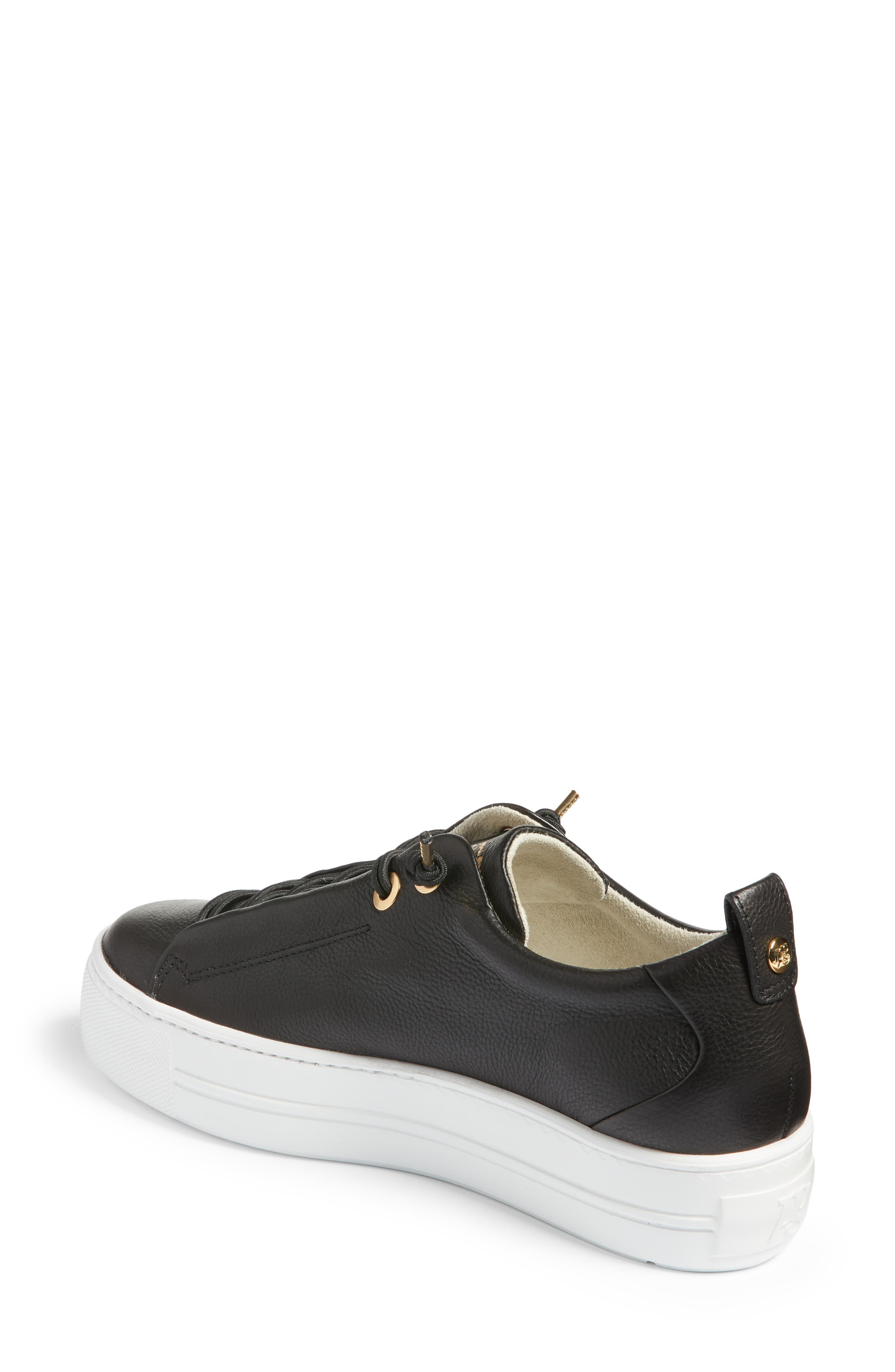 Paul Green Faye Sneaker, Alternate, color, Black Gold Combo