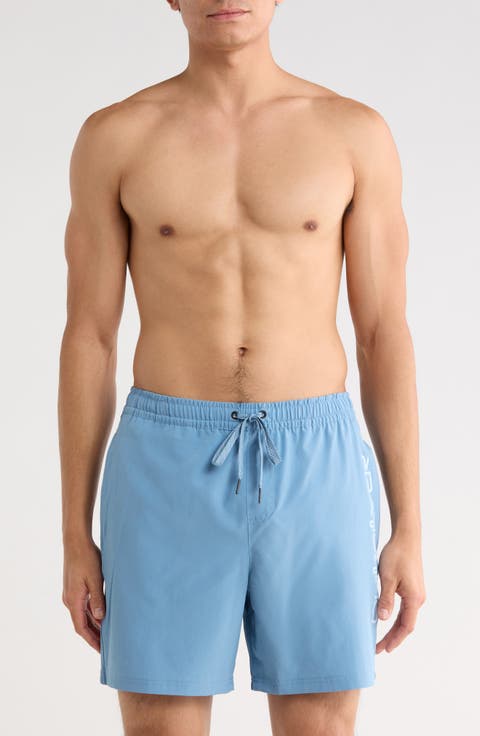 Wind Logo Volley Swim Trunks