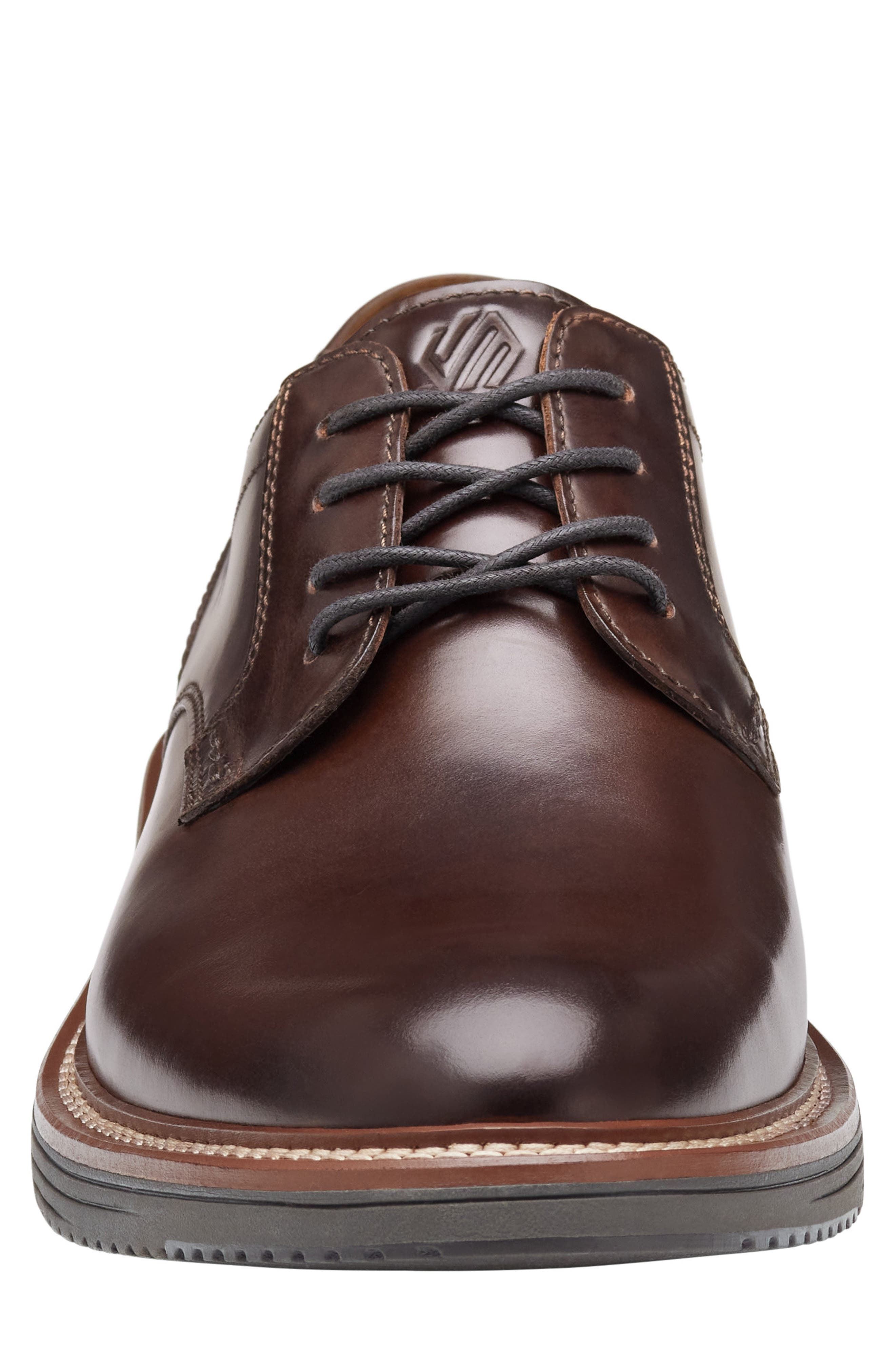 Johnston & Murphy Hodges Plain Toe Oxford, Alternate, color, Mahogany