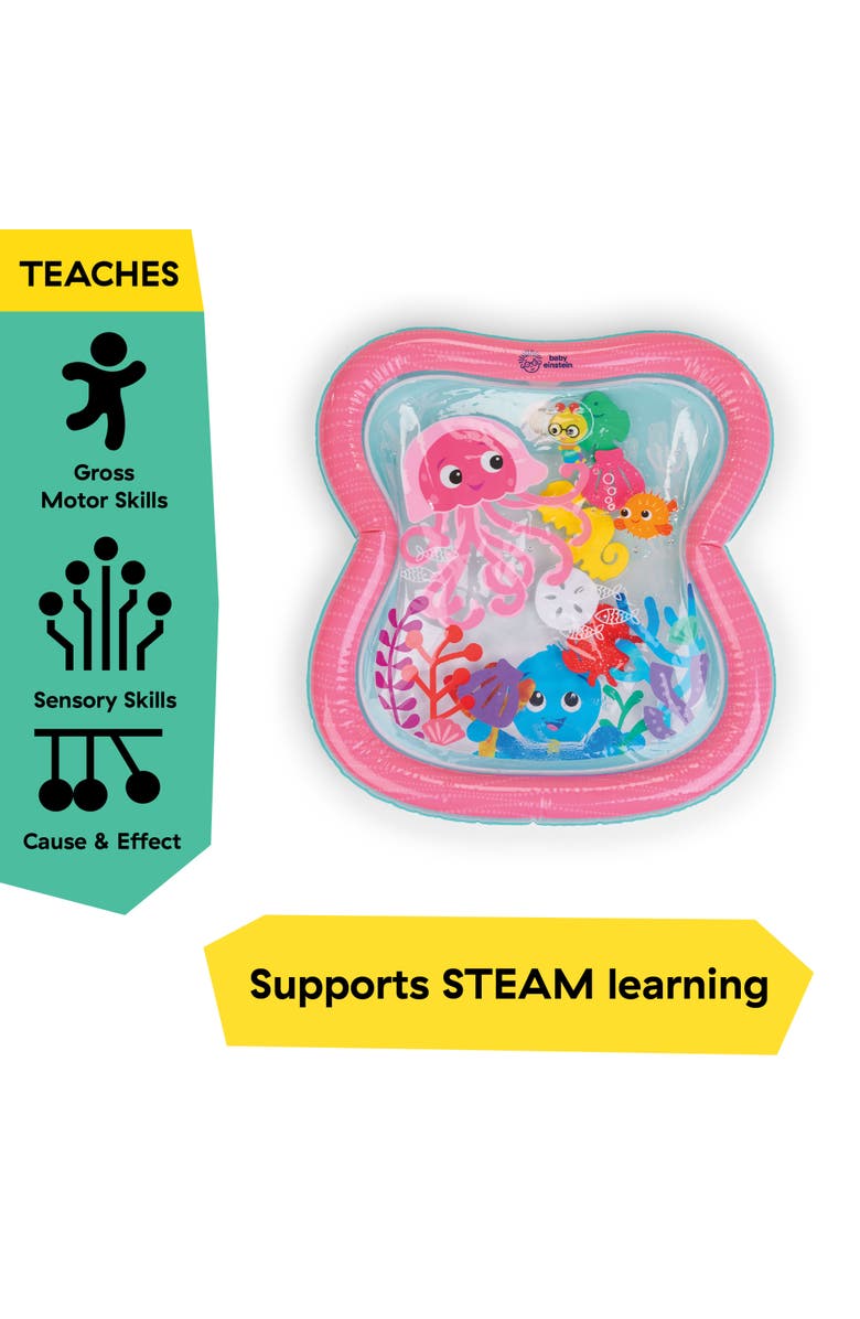 Baby Einstein Ocean Explorers Jiggling Janet Water Mat, Alternate, color, Pink