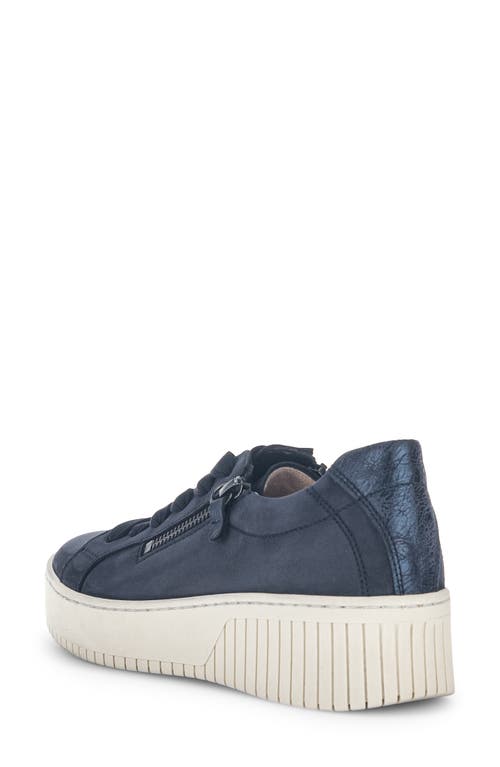 Gabor 63.334 Platform Sneaker In Blue