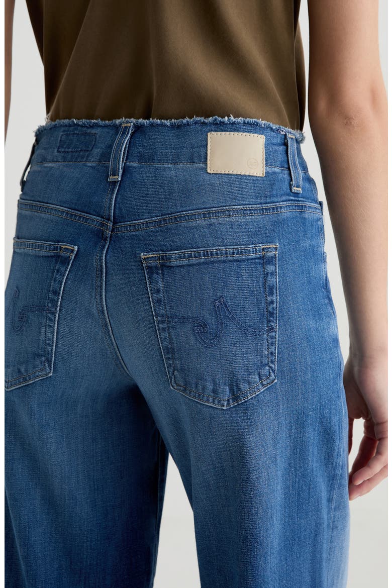 Deven High Waist Ultra Wide Leg Jeans, Alternate, color, RUNWAY