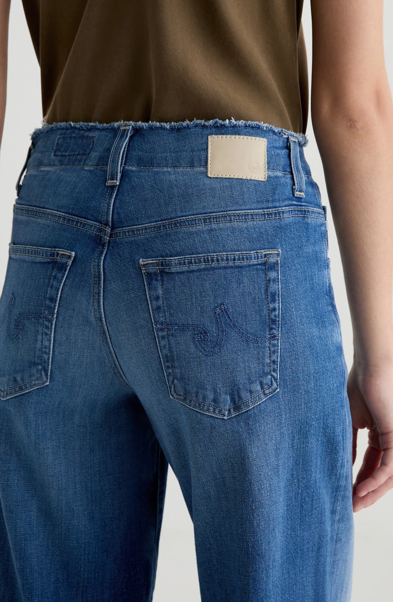 AG Deven High Waist Ultra Wide Leg Jeans, Alternate, color, Runway