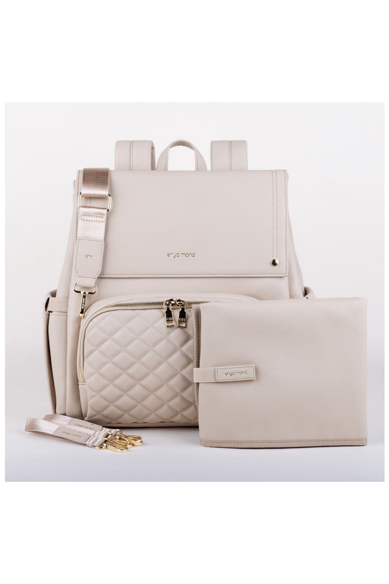 Luna Diaper Bag, Main, color, Isabelline