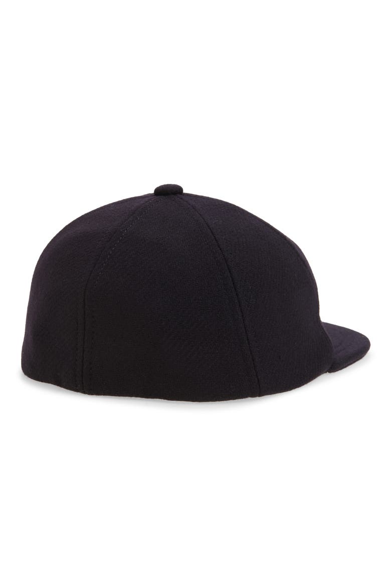 BEEDEN キャップ 黒EMBROIDERED LOGO CASQUETTE La Casquette Embroidered Logo Wool Blend Baseball Cap | Nordstrom