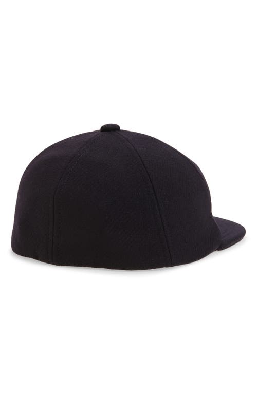 Jacquemus La Casquette Embroidered Logo Wool Blend Baseball Cap In Black