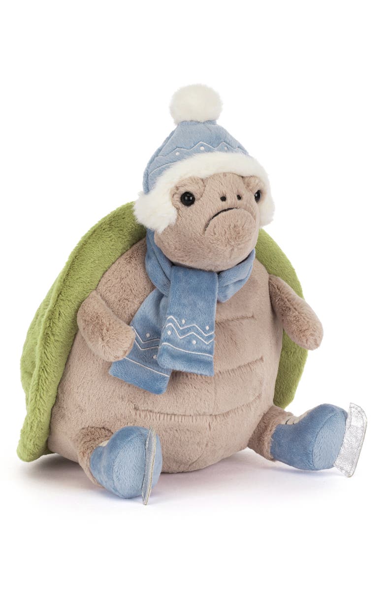 Jellycat Timmy Turtle Skating Stuffed Animal, Main, color,