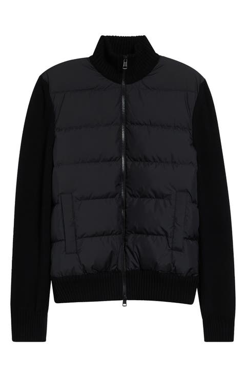 Wool Puffer Cardigan