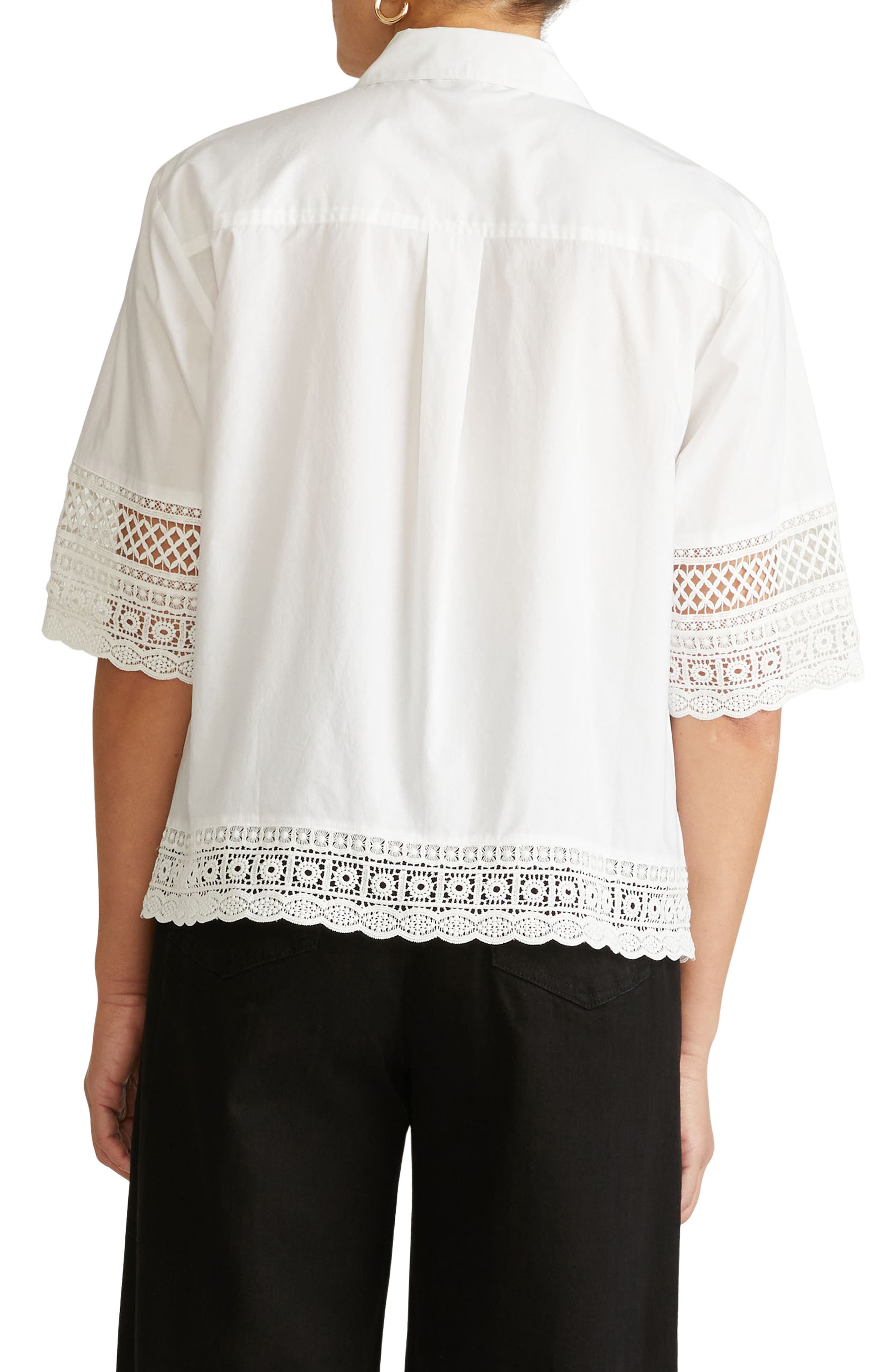 Dora Poplin Button-Up Top - image 4