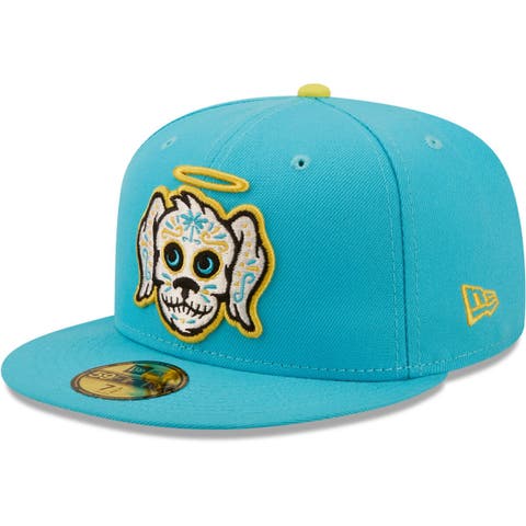 Men's New Era Aqua Perros Santos de Charleston Copa De La Diversion 59FIFTY Fitted Hat