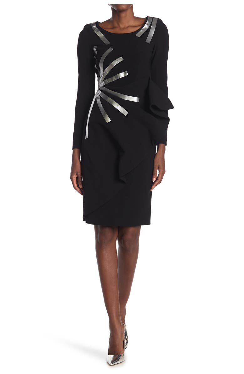 Moschino Ruffle Starburst Dress, Main, color,