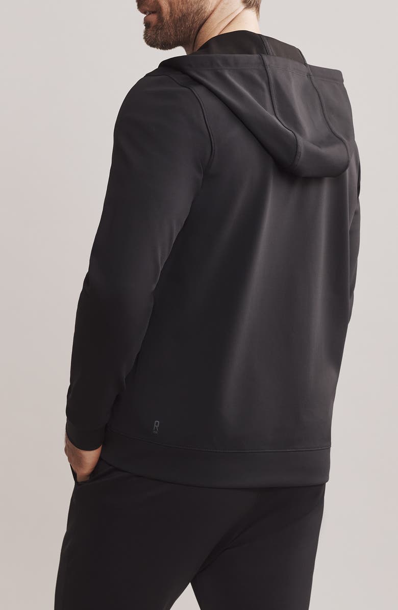 Rhone Spar V2 Zip Hoodie, Alternate, color, Black