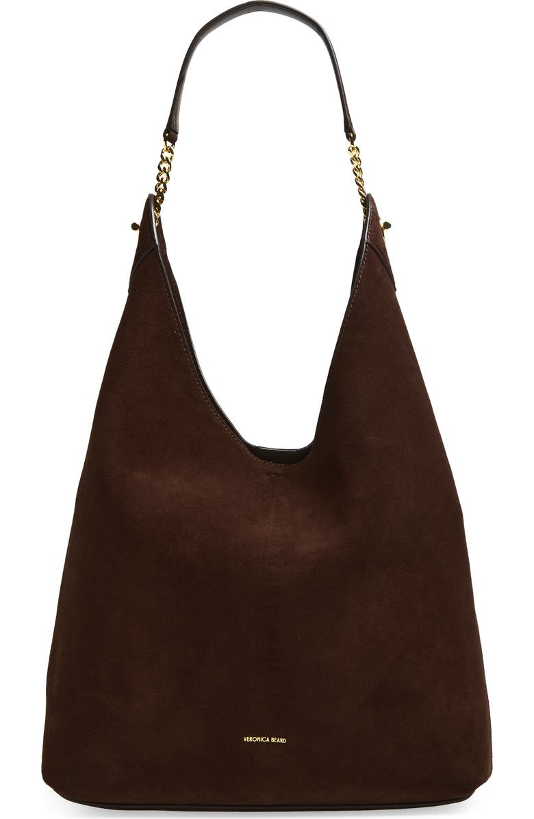 Veronica Beard Jour Shoulder Bag, Main, color, Espresso
