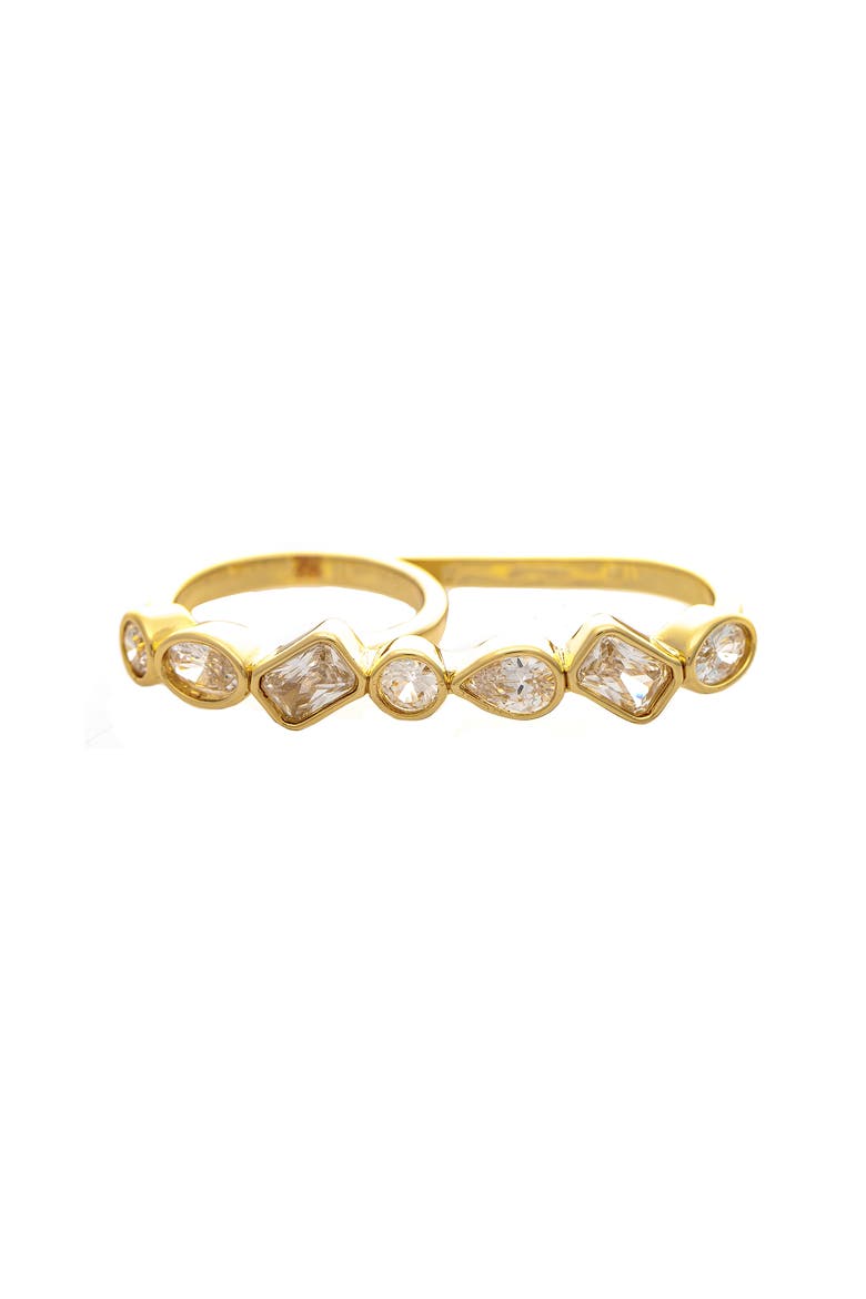 Double Band Faux Stack Ring, Alternate, color, CUBIC ZIRCONIA