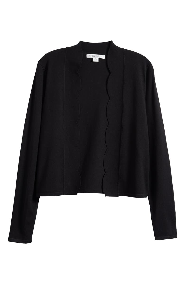 Kay Unger Logan Cardigan, Alternate, color, Black