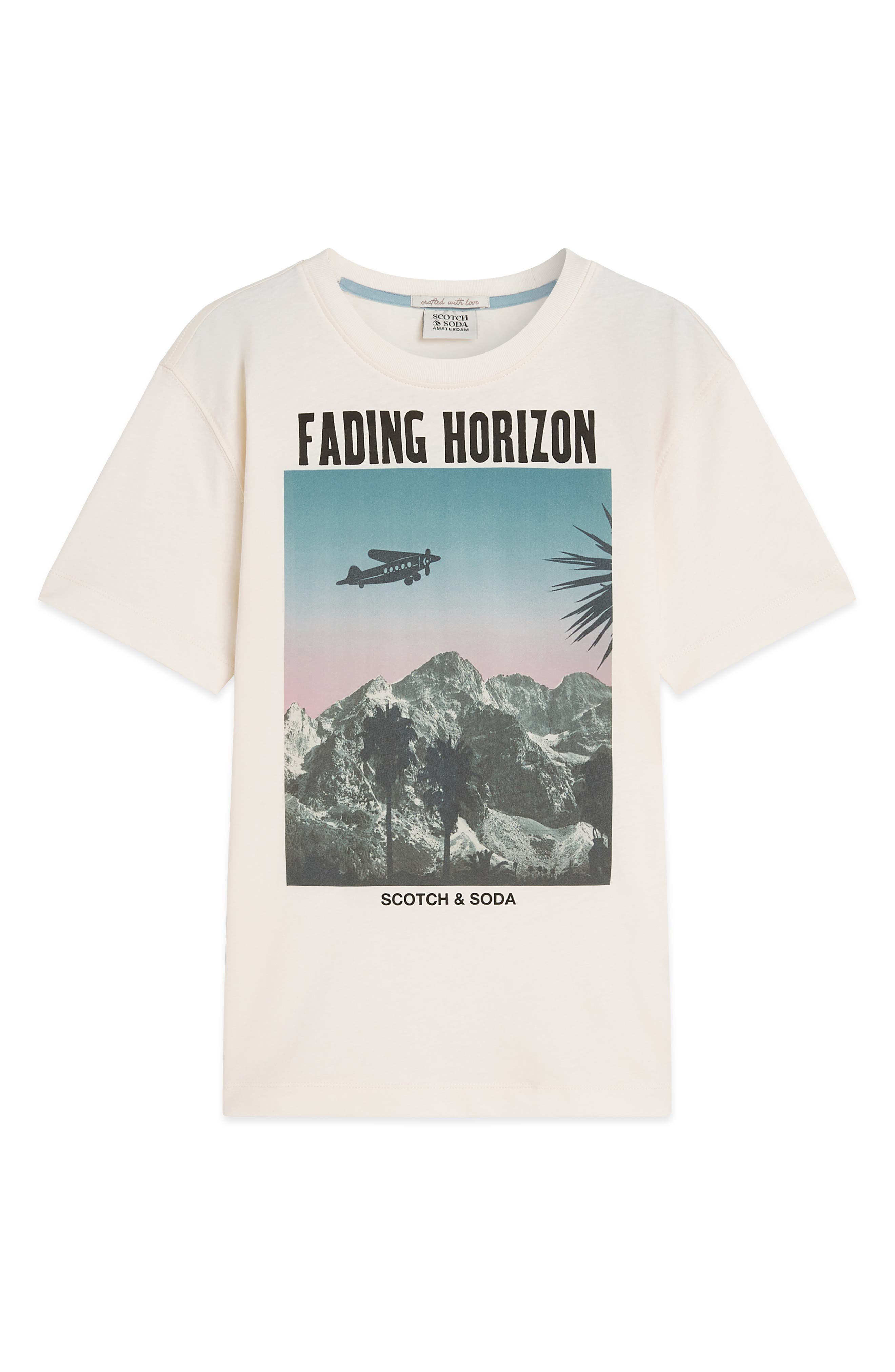 Scotch & Soda Kids' Fading Horizon Graphic T-Shirt