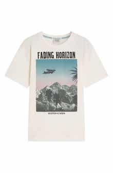 Scotch & Soda Kids' Fading Horizon Graphic T-Shirt