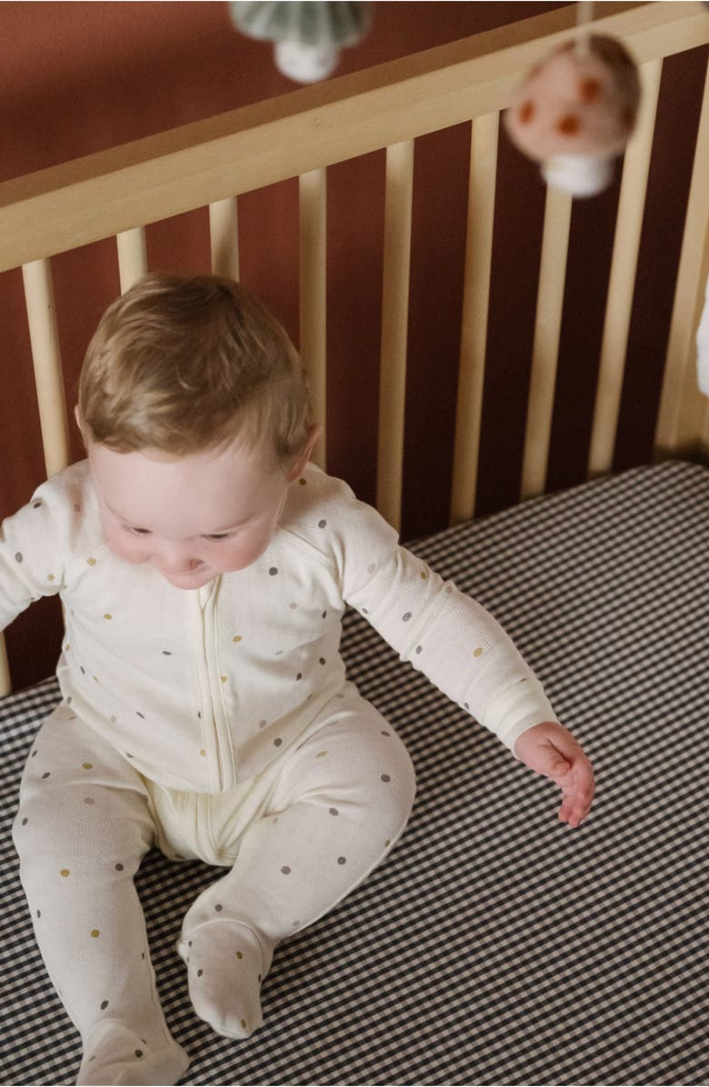 Pehr Gingham Crib Sheet, Alternate, color, 