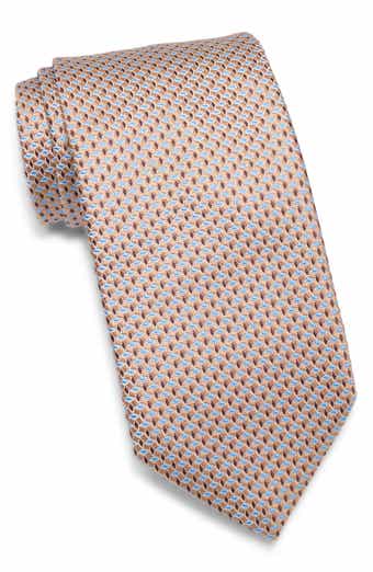 Geo Jacquard Silk Tie