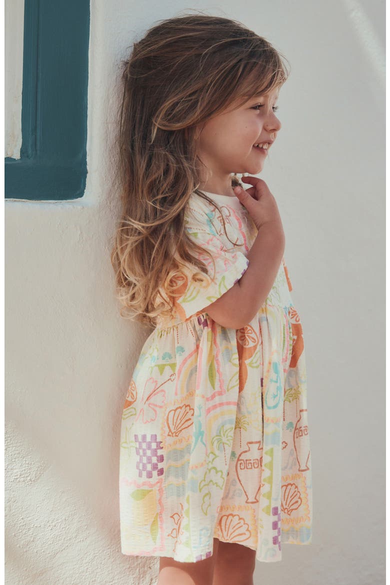 Rib Jersey Dress, Alternate, color, MULTI