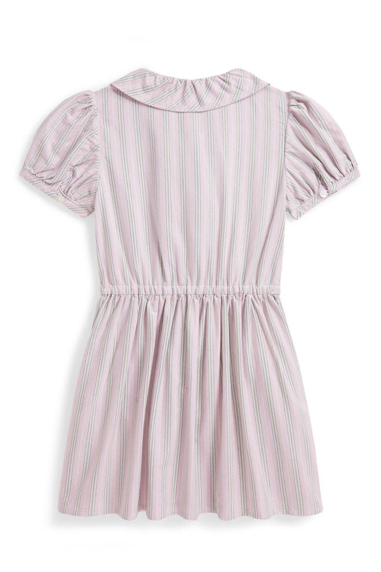 Kids' Ruffle Oxford Dress, Alternate, color, PINK MULTI