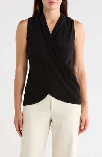 Crossover Faux Wrap Tank