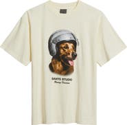 SANTO STUDIO Retriever Racing Graphic T-Shirt