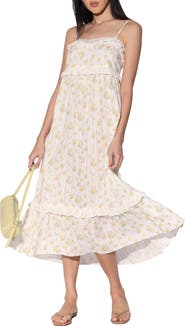 Walter Baker Carla Cotton Midi Dress