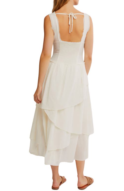 Free People In My Dreams Sleeveless Midi Dress In Ivory