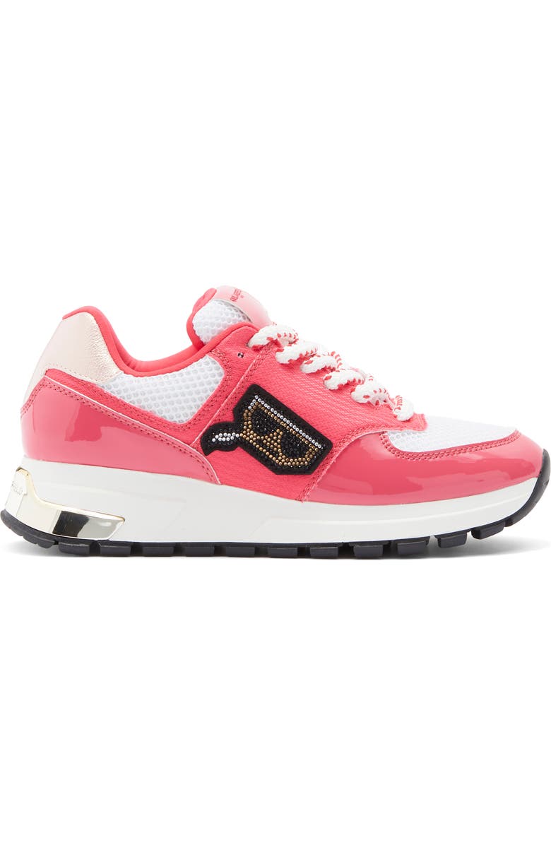 KARL LAGERFELD PARIS Mayu Sneaker, Alternate, color, White/ Teaberry