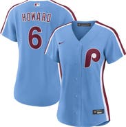 Nike Women's  Nike Ryan Howard Light Blue Philadelphia Phillies Replica Jersey
