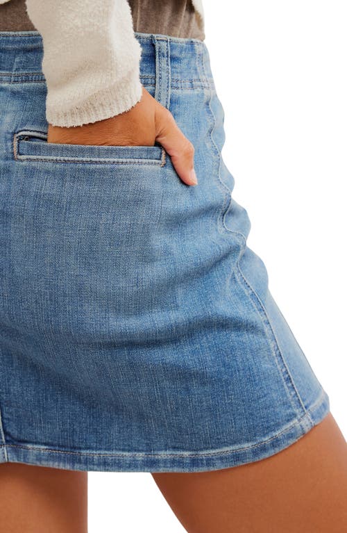 Shop Free People Daylight Denim Miniskirt