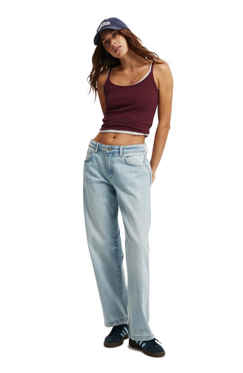 COTTON ON COTTON ON LOW RISE STRAIGHT JEAN 