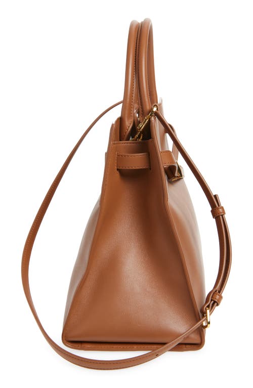 Veronica Beard Large Dash Leather Top Handle Bag