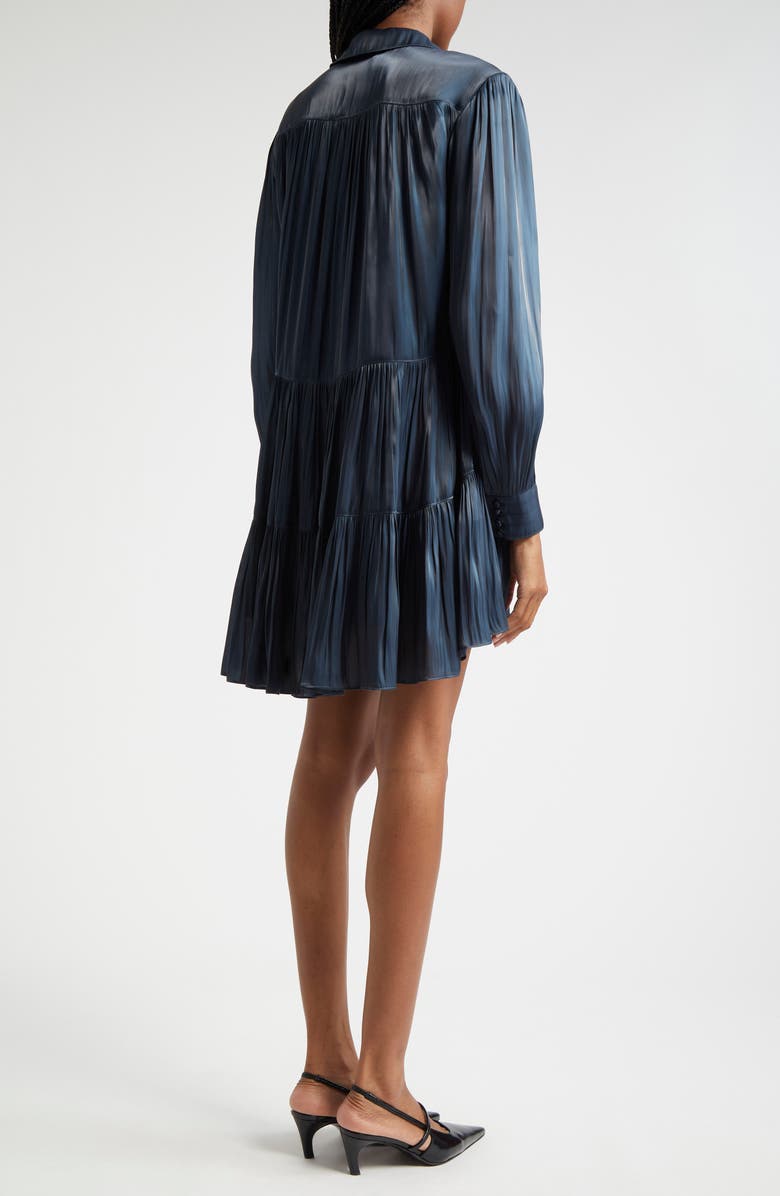 Cinq à Sept Lilly Long Sleeve Shirtdress, Alternate, color, Nightfall