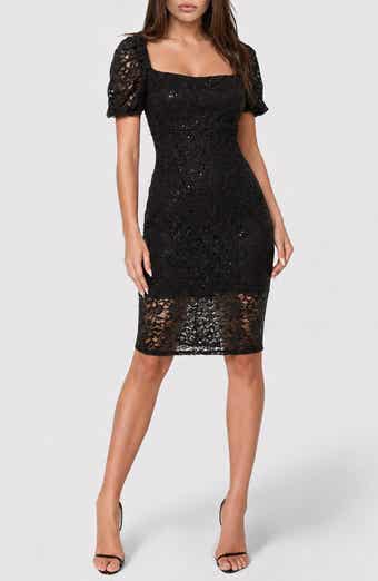 Puff Sleeve Lace Minidress