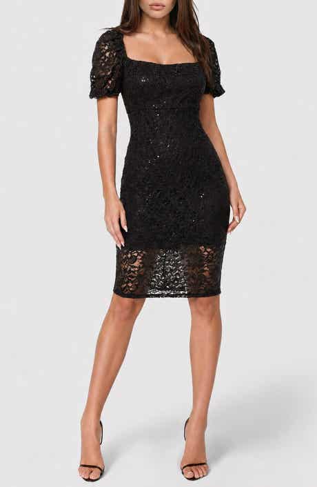Puff Sleeve Lace Minidress