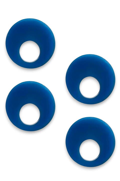 Resin Napkin Rings Large Set/4