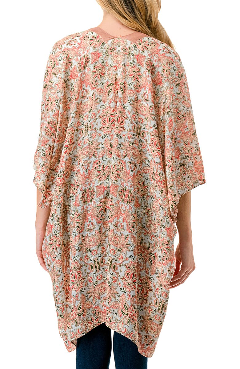 MARCUS ADLER Floral Topper, Alternate, color, Blush