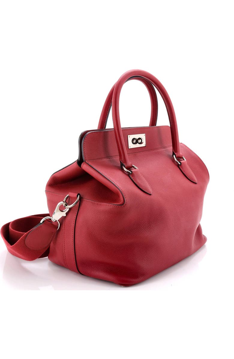 Pre-Owned Hermes Toolbox Bag Evercolor 26, Alternate, color, Rouge Grenat