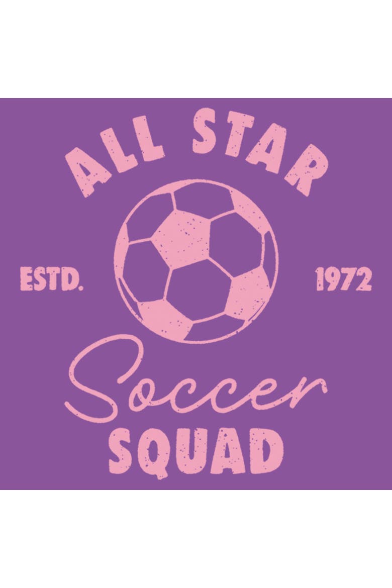 Girls Lost Gods All Star Soccer Squad 1972 T Shirt, Alternate, color, Purple Berry