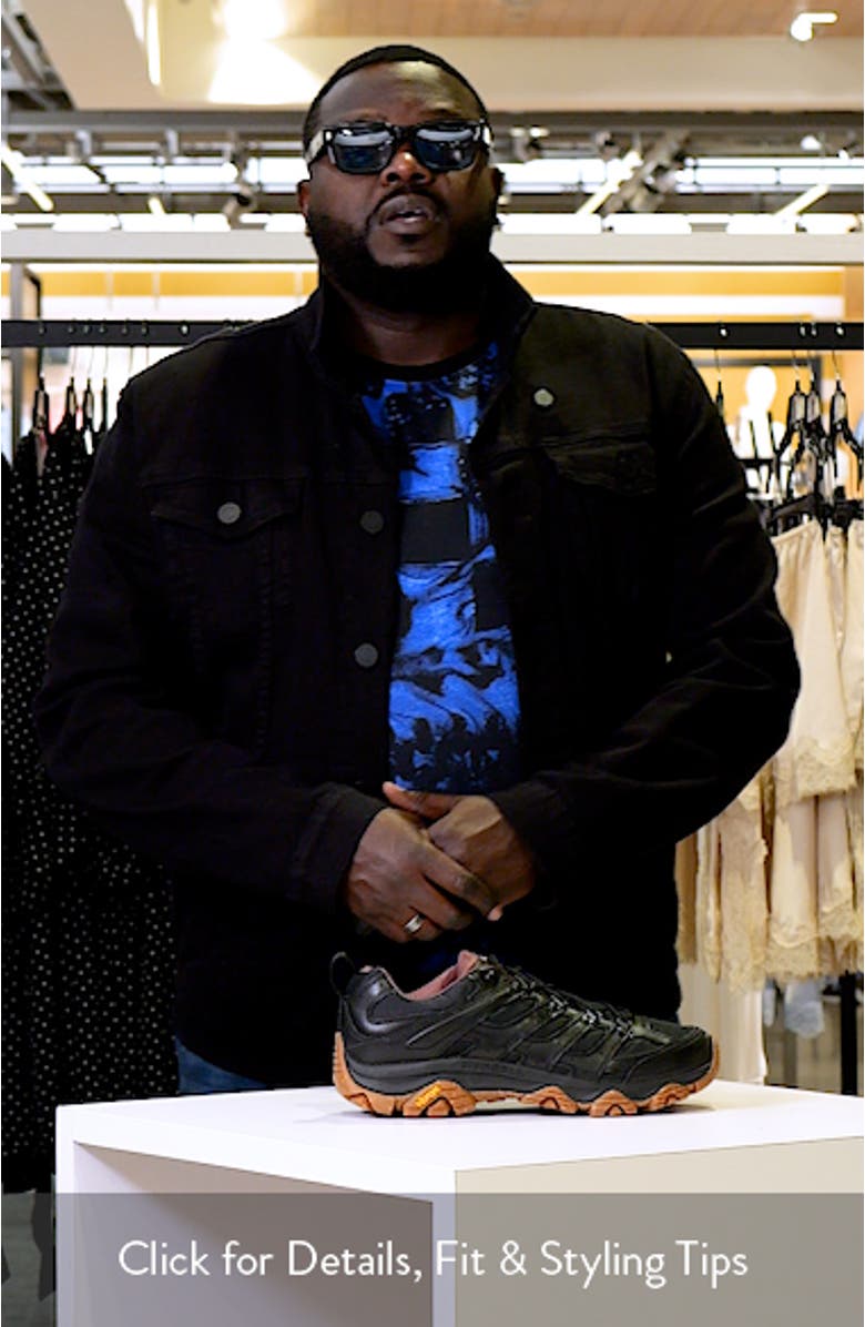 Moab 3 Luxe Leather Hiking Shoe, sales video thumbnail