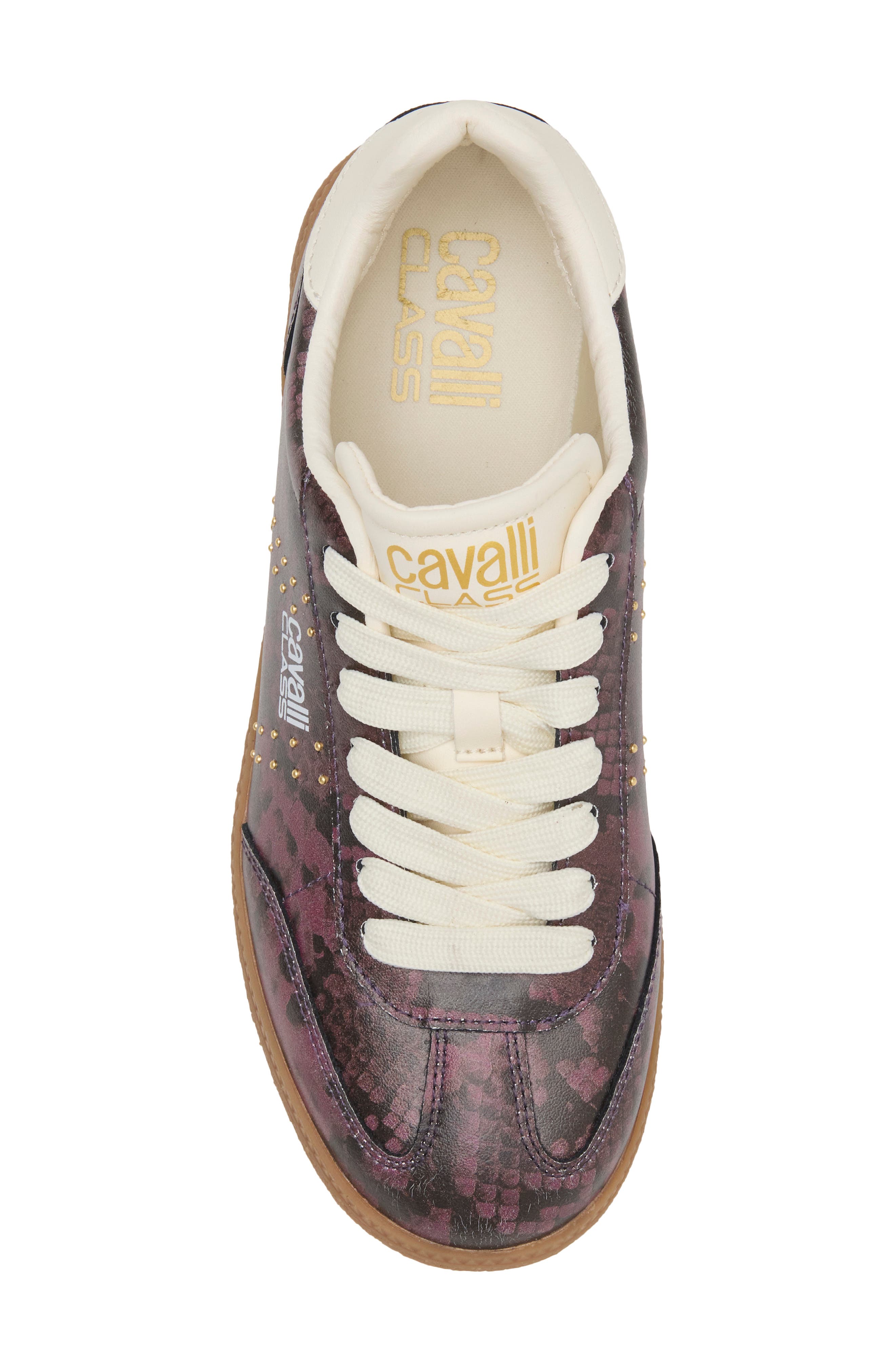 Logo Printed Croc Embossed Leather Sneaker, Alternate, color, BURGUNDY