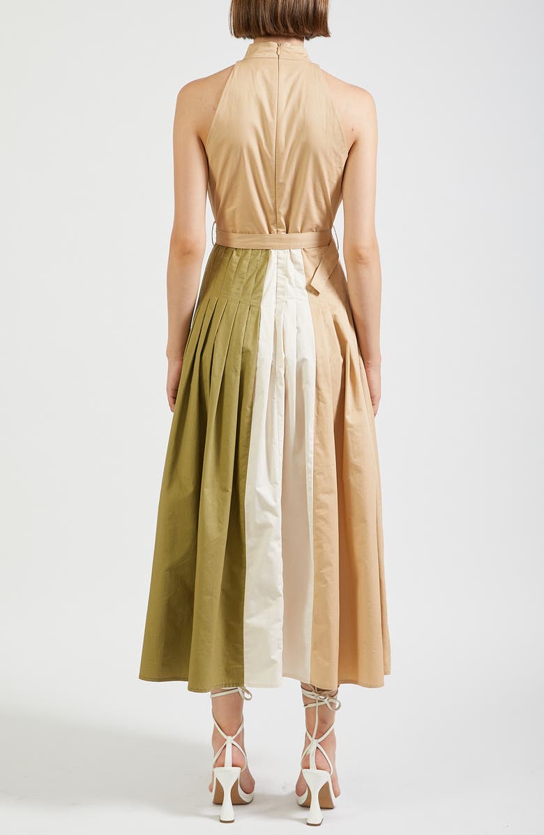 En Saison Clara Colorblock Sleeveless Cotton Dress, Alternate, color,